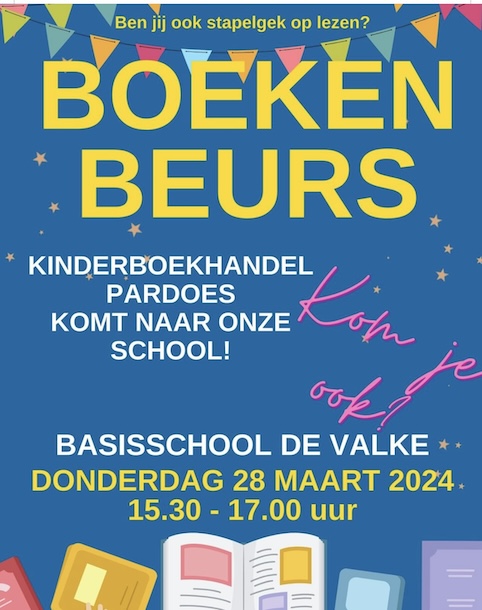 thumbnail-Boekenbeurs in basisschool De Valke