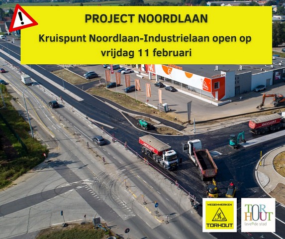 thumbnail-Kruispunt Noordlaan-Industrielaan open!