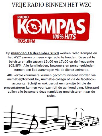 thumbnail-Radio Kompas fleurt WZC Sint-Augustinus op